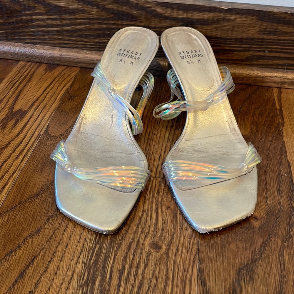Vintage Stuart Weitzman Mystic Iridescent heels